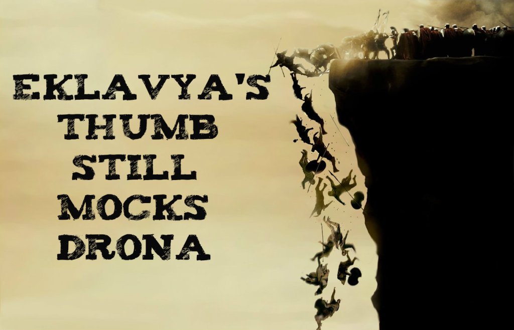 Eklavya’s thumb still mocks Drona